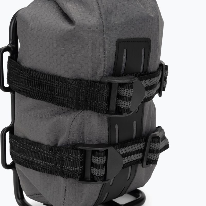 Dėklas ir bagažinė dviračio purkštukui Rockbros Front Fork Rack+Fork Bag grey/black 4