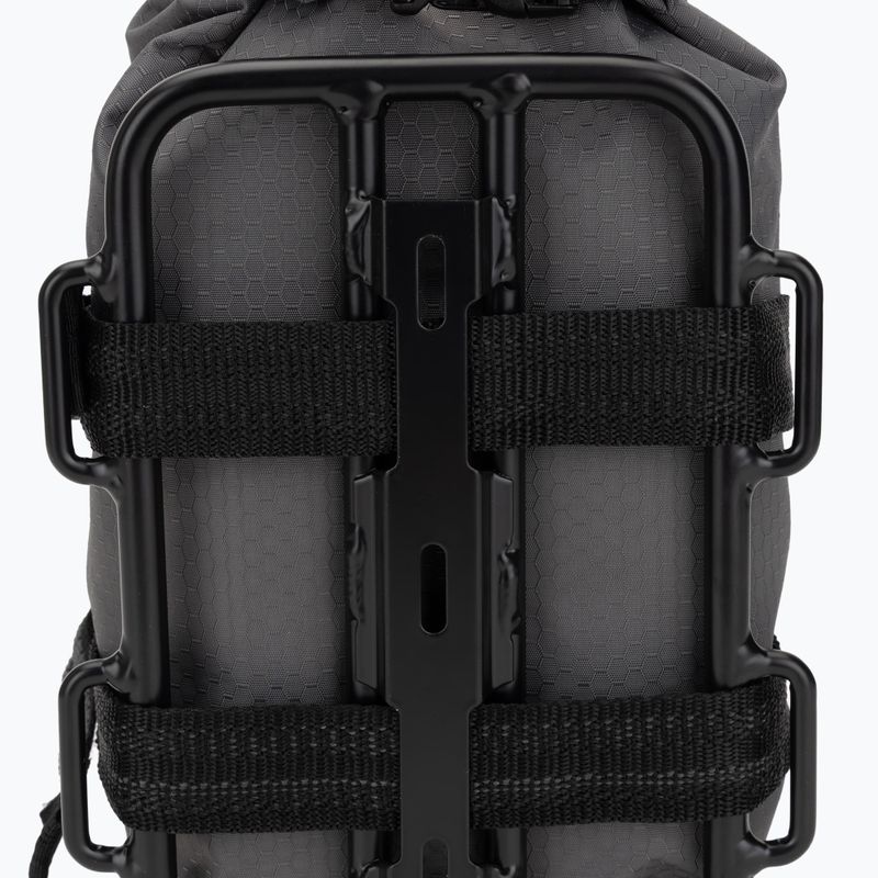 Dėklas ir bagažinė dviračio purkštukui Rockbros Front Fork Rack+Fork Bag grey/black 6