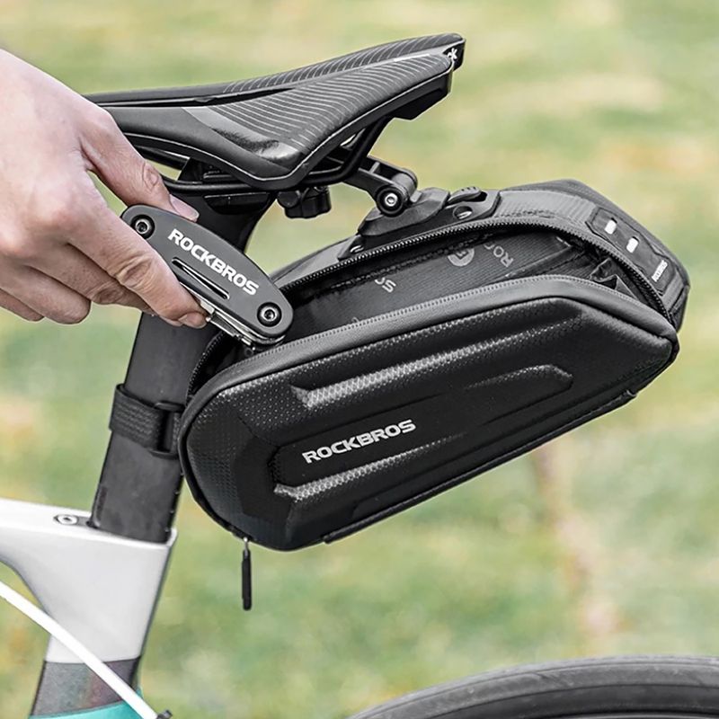 Dviračio balneliui skirtas krepšys Rockbros B69 Bike Saddle Bag black 6