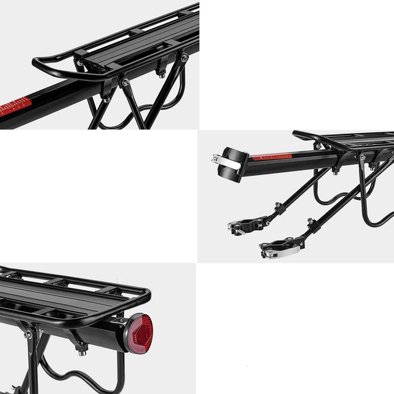 Bagažinė dviračiui Rockbros HJ1009 Bike Rear Rack black 2