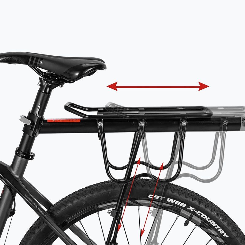Bagažinė dviračiui Rockbros HJ1009 Bike Rear Rack black 4