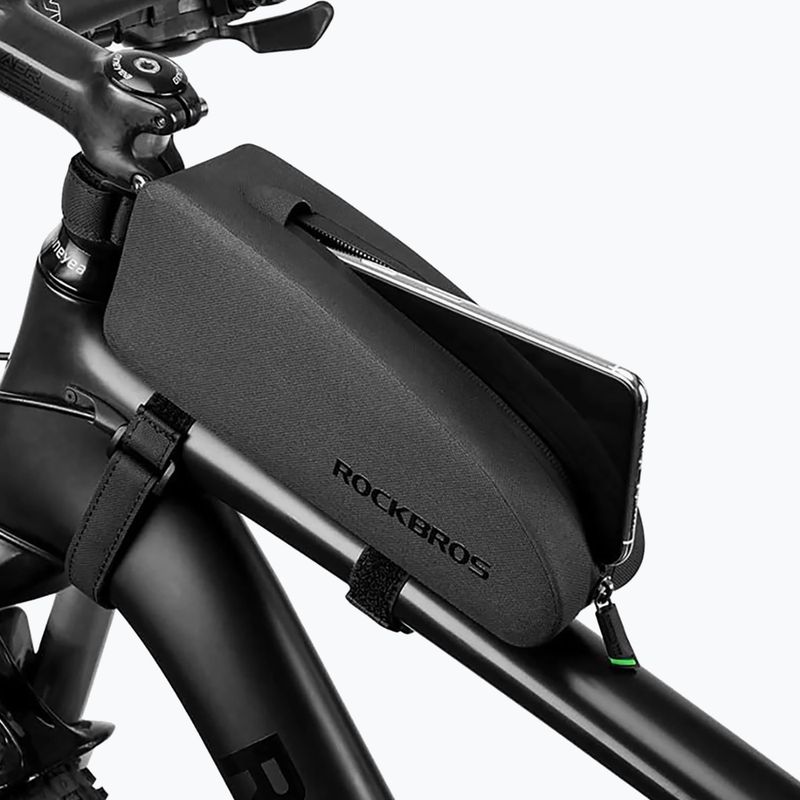 Dviračio rėmo krepšys Rockbros AS-019-1 Bike Tube Bag L black 7