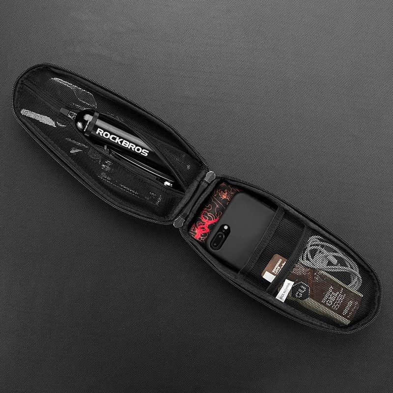 Dviračio rėmo krepšys Rockbros B60 Bike Tube Bag M black 5