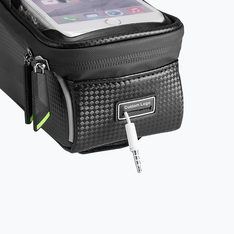 Dviračio rėmo krepšys Rockbros 017-1BK Bike Tube Bag 1,5 l black 3