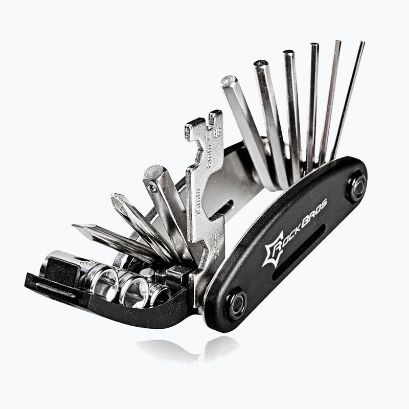 Raktas dviratininkui Rockbros GJ1601 Repair Tool 16in1 black/silver 3