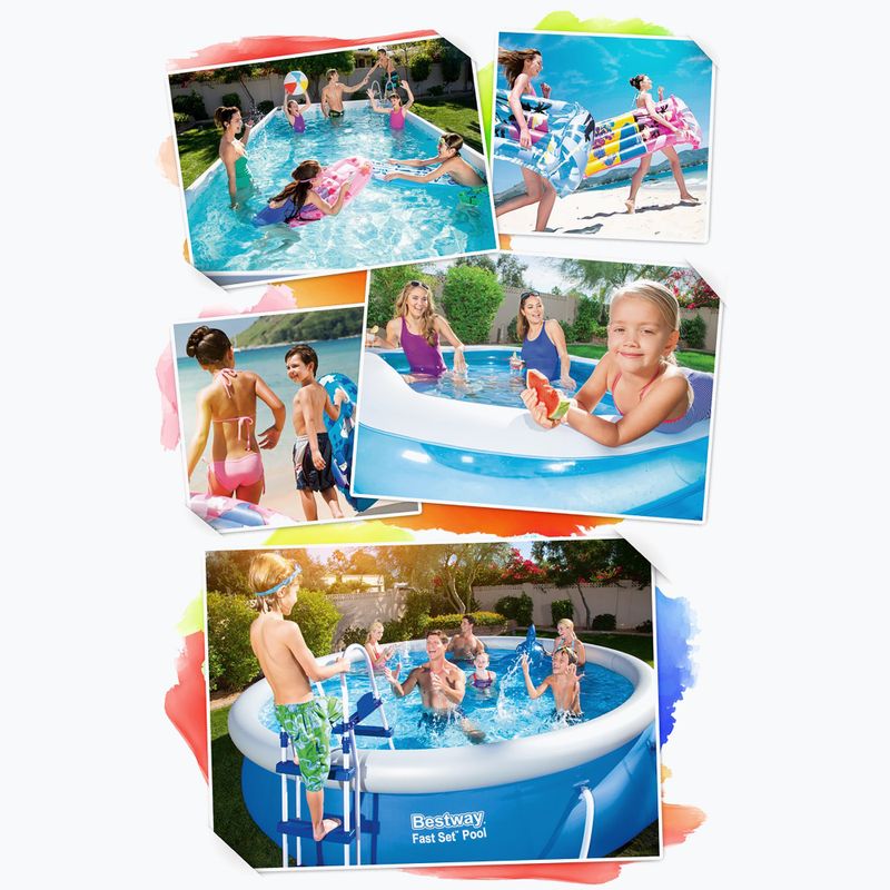Karkasinis baseinas Bestway Steel Pro Pool 300 cm mėlynas 9