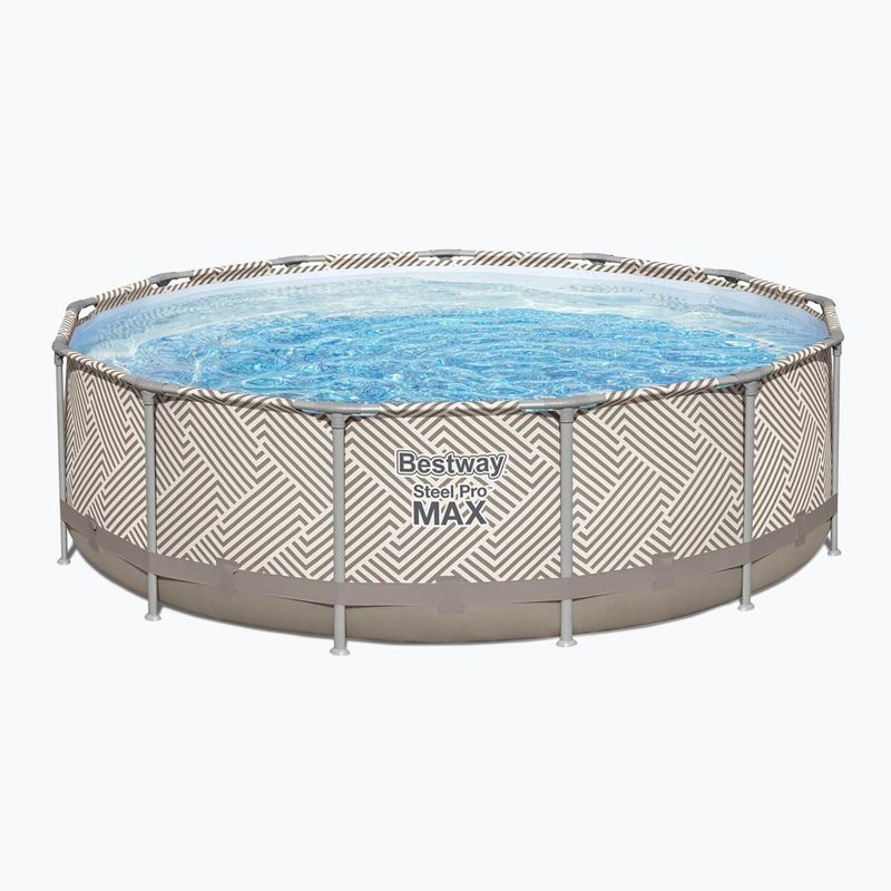 Karkasinis baseinas Bestway Steel Pro Max Pool Set 396 x 107 cm smėlio spalvos 3