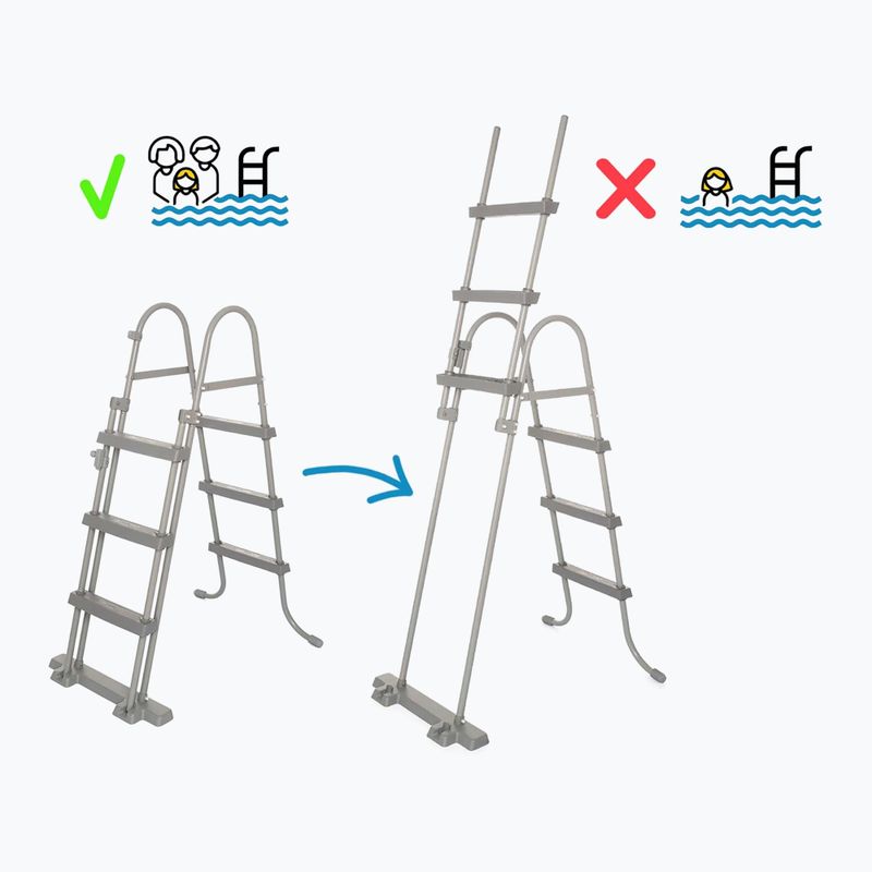Karkasinis baseinas Bestway Steel Pro Max Pool Set 396 x 107 cm smėlio spalvos 9