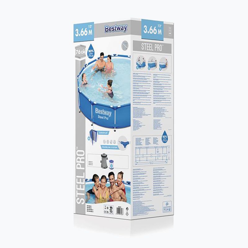 Bestway Steel Pro 366 cm rėmo baseinas 2