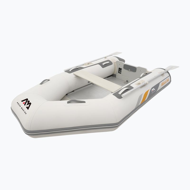 Penkiavietė pripučiama valtis Aqua Marina Deluxe Aluminum Deck grey 5
