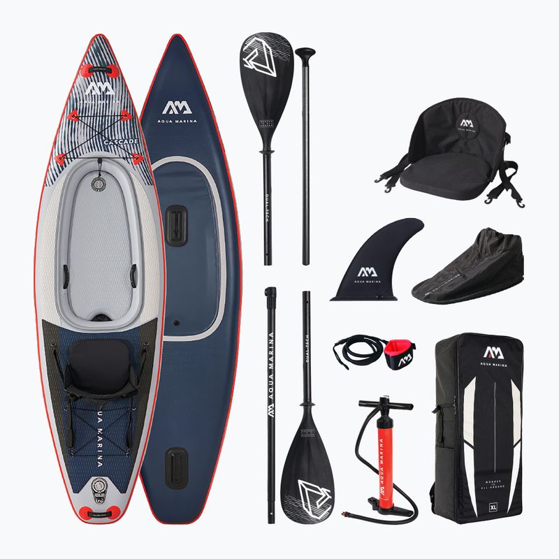 Aqua Marina Cascade universali baidarė/SUP hibridas tamsiai mėlyna BT-21CAP