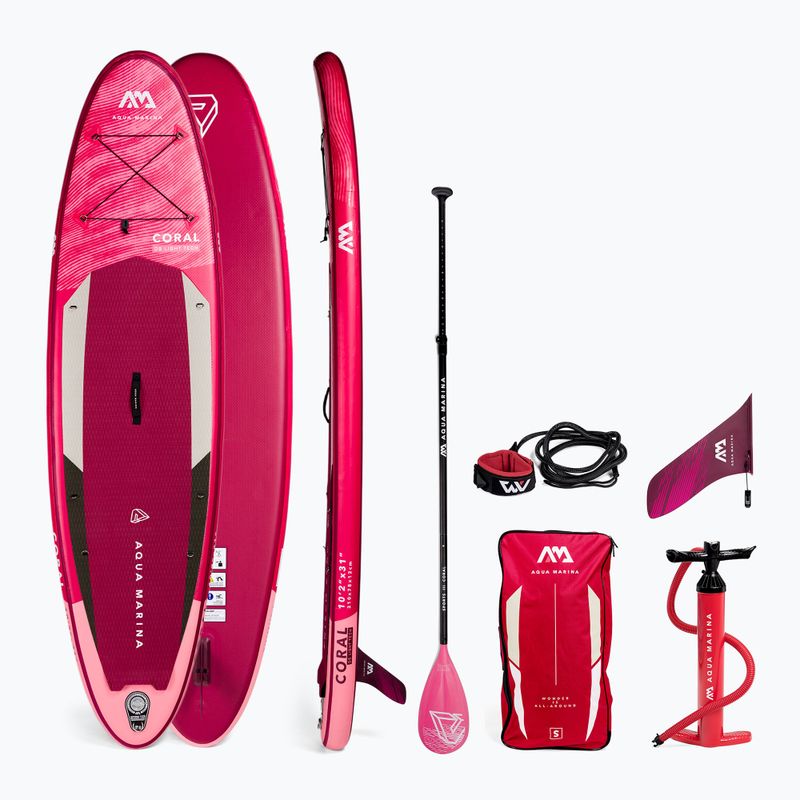 Aqua Marina Coral 3,1 m rožinė SUP lenta BT-22COP