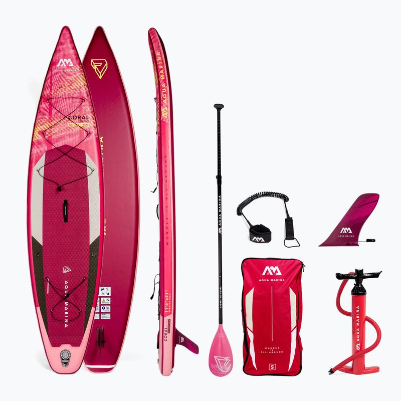 Aqua Marina Coral Touring SUP lenta 3,5 m rožinės spalvos BT-22CTP