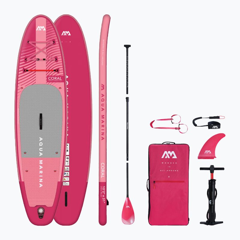 Aqua Marina Coral 10'2" rožinė SUP lenta BT-23COPR