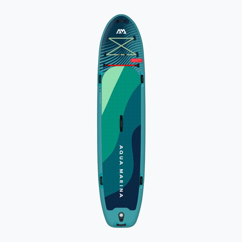 Pripučiamos SUP irklentės rinkinys Aqua Marina Super Trip Essential 12'6" dark green 2