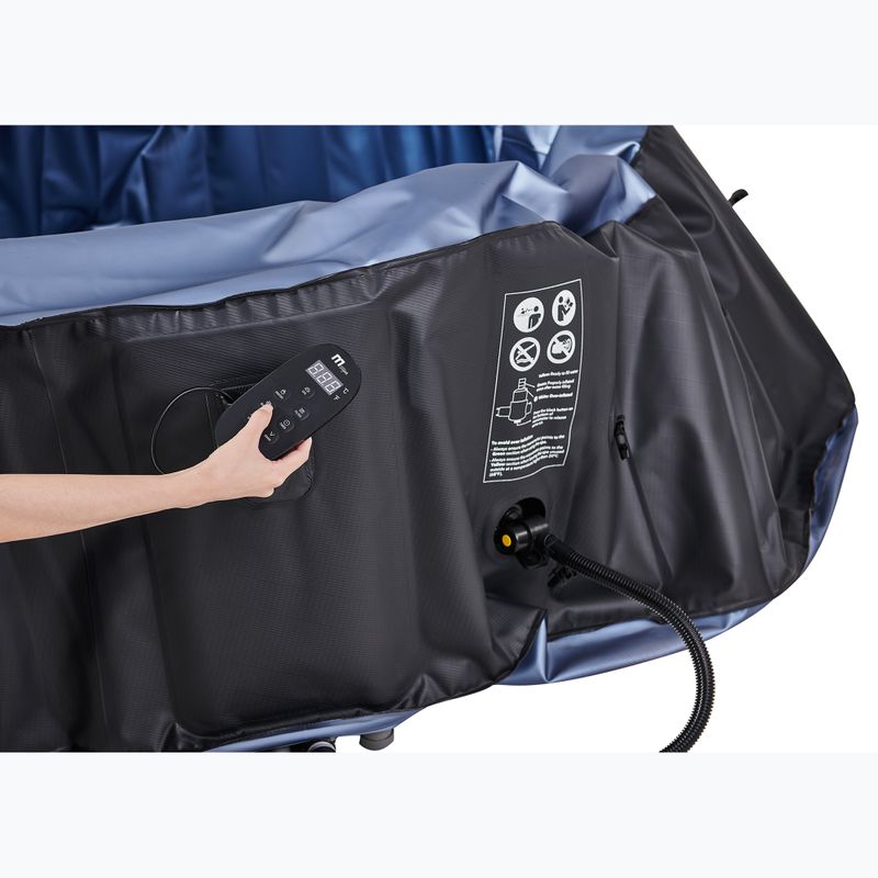 8 vietų sūkurinė vonia MSpa Comfort Bergenpilkos antracito spalvos 6