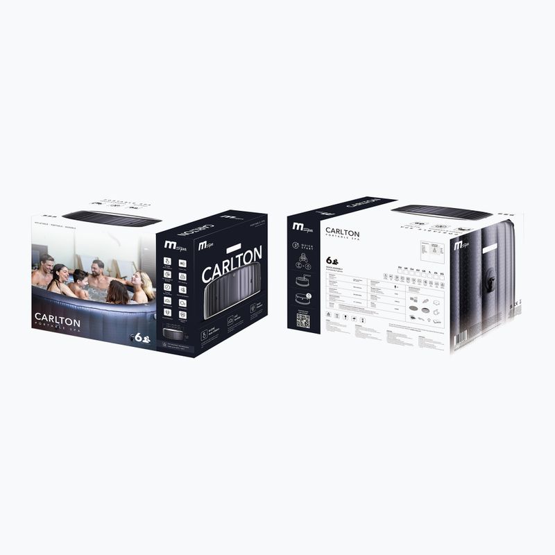 6 vietų sūkurinė vonia MSpa Muse Jet Carlton astralinė naktis 18