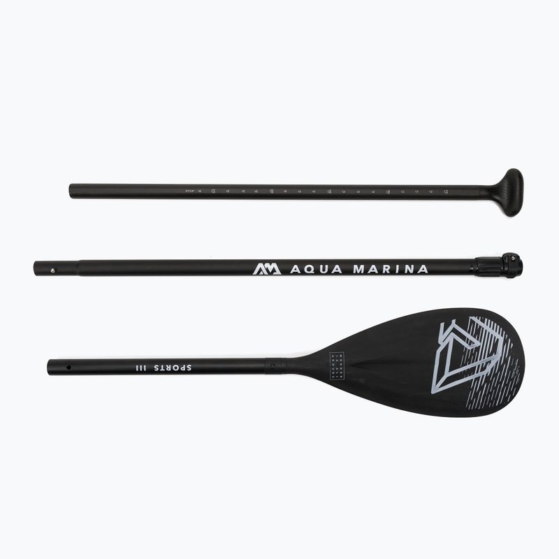 Aqua Marina SPORTS III 3 dalių SUP irklas juodas B0303012 5