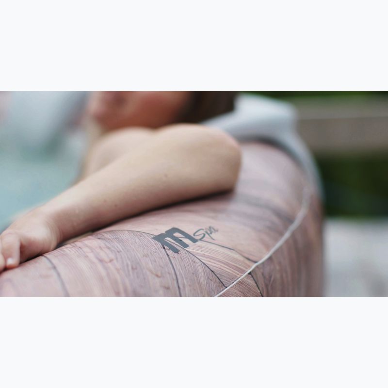 6 vietų sūkurinė vonia MSpa Comfort Fermo medienos tekstūra 19