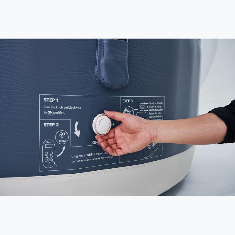 6 vietų sūkurinė vonia MSpa Premium Vento vanilės spalvos 5