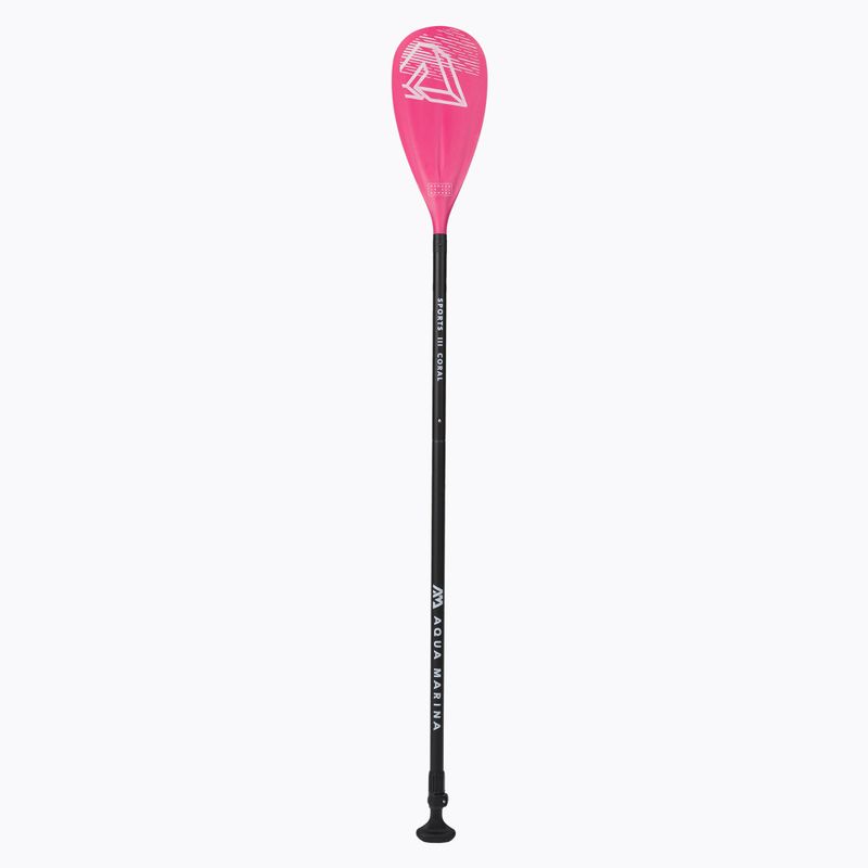 SUP irklas 3 dalių Aqua Marina SPORTS III CORAL juoda-rožinė B0303624 2