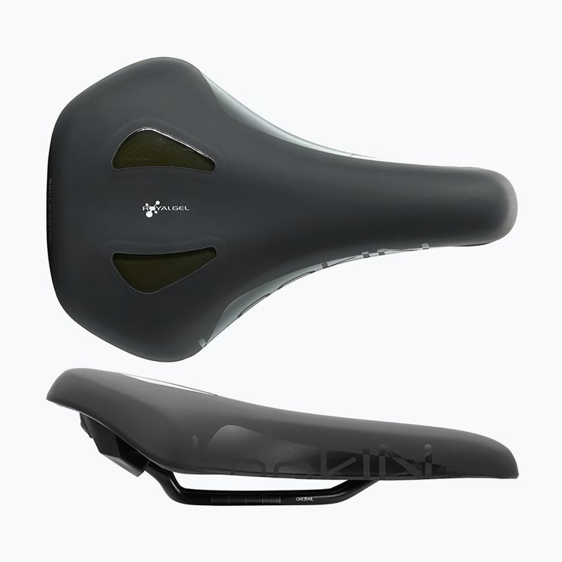 Vyriškas gelinis dviračio balnelis Selle Royal Lookin Basic Moderate 60st. juodas A237HR0A08014 6