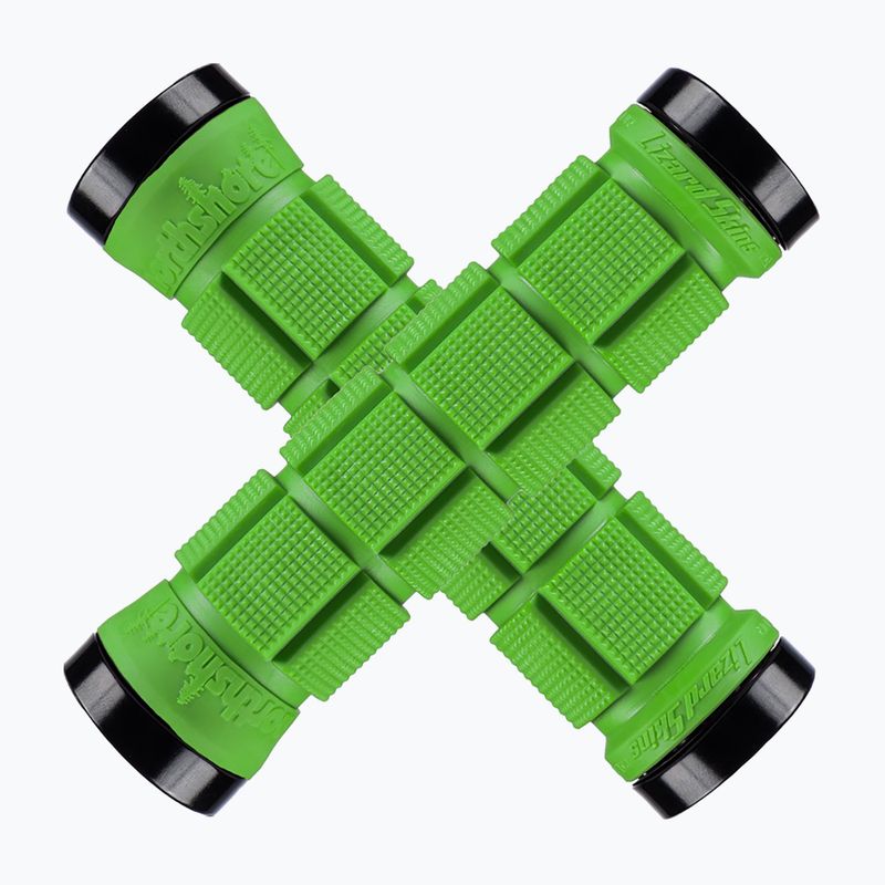 Vairo rankenos Lizard Skins Dual-Clamp Northshore lime green