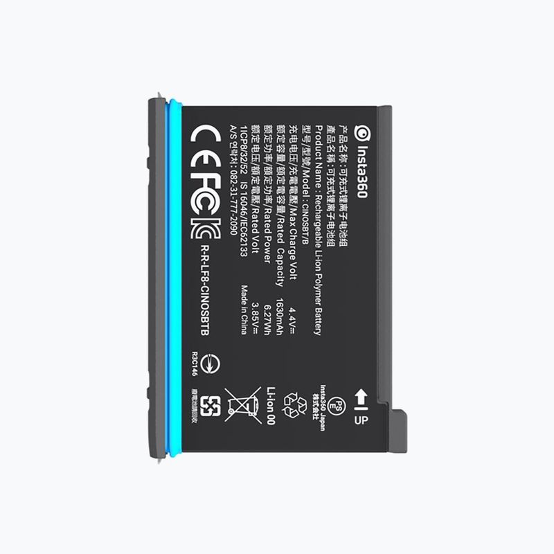 Akumuliatorius kamerai Insta360 ONE X2 (1630 mAh), juodas CINOSBT/B 2