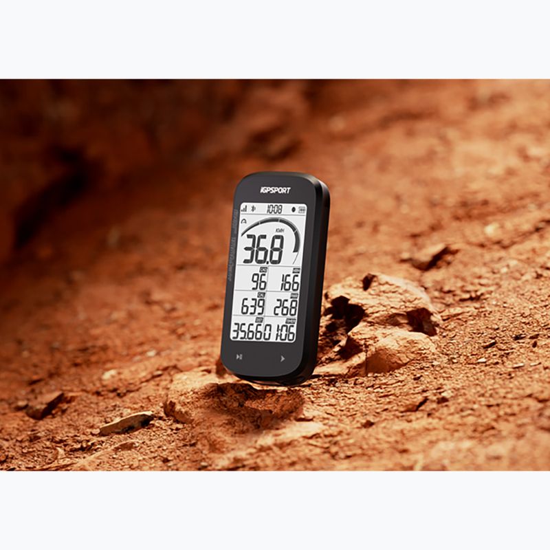 Kompiuteris dviračiui iGPSport GPS BSC100 Max black 4