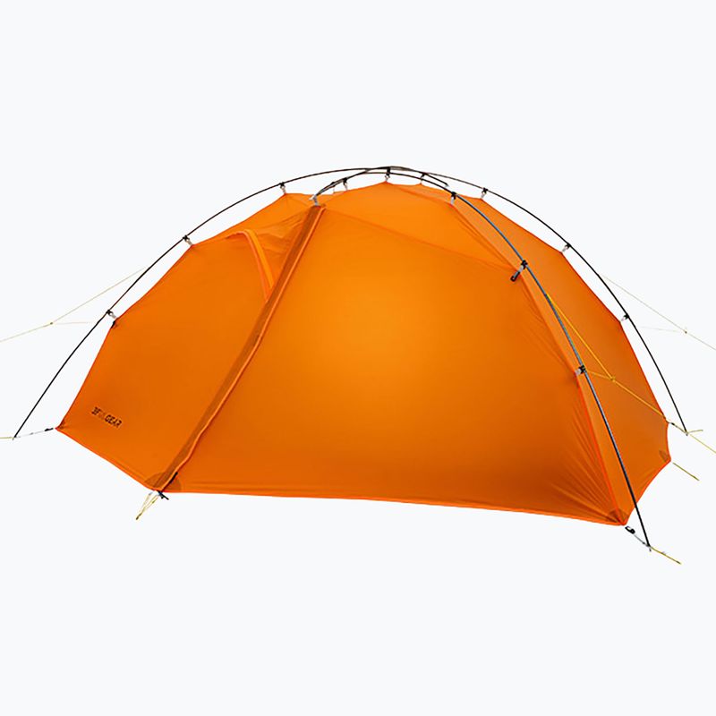 2 vietų stovyklavimo palapinė 3F UL GEAR Taiji 2P 15D Orange