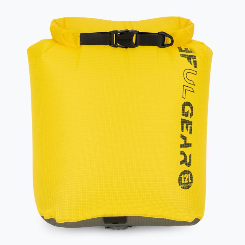 Vandeniui atsparus maišas 3F UL Square-Bottom Dry Bag 12l Yellow