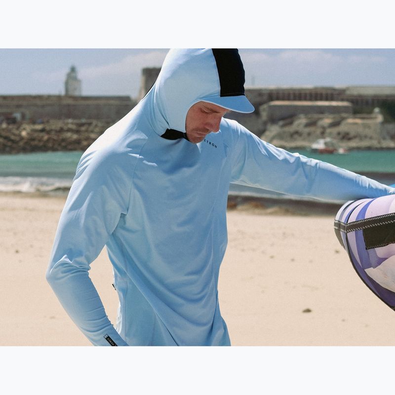 Vyriški plaukimo marškinėliai ilgomis rankovėmis Aztron Surfing Hooded Rashguard 8