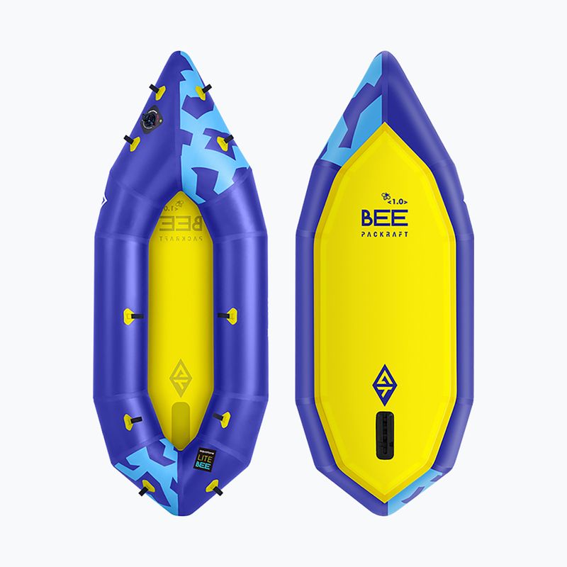 Pripučiama vienvietė baidarė Aquatone Bee Inflatable Pack Raft 7'3" 221 cm 2