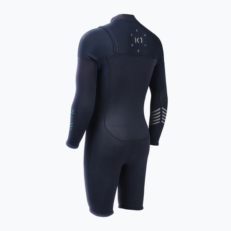 Vyriškas plaukimo hidrokostiumas Aztron Kepler K1 Shorty Chest Zip 3/2 mm 2