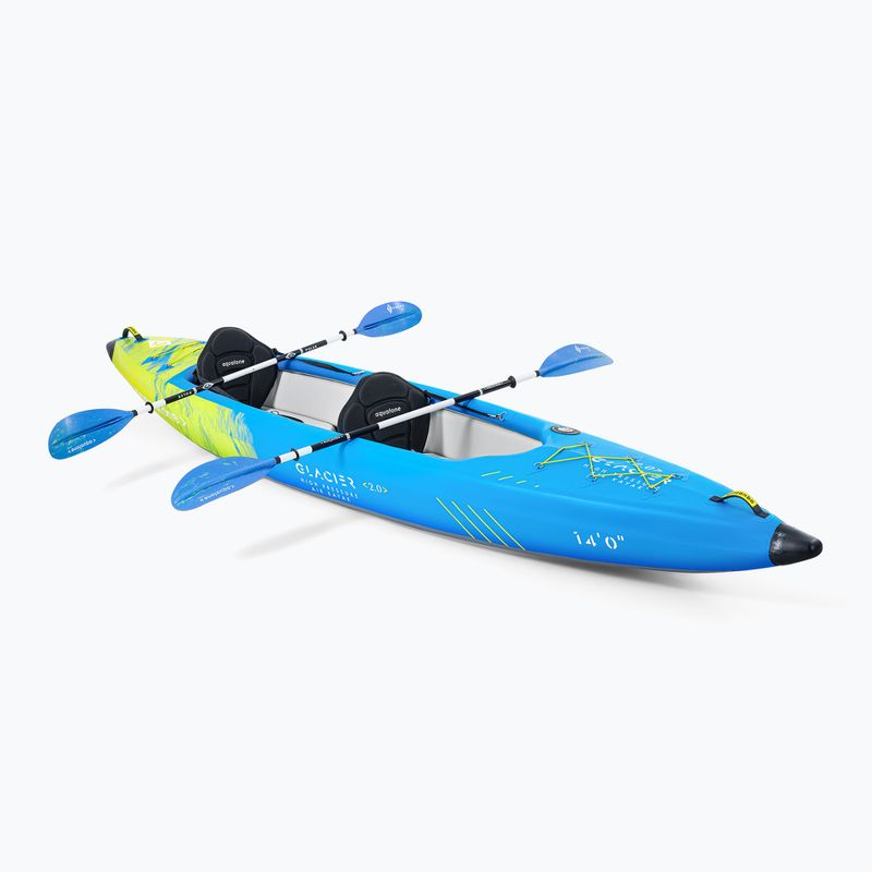 Vienvietė pripučiama baidarė Aquatone Glacier 14'0" 5