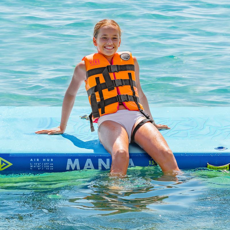 Apsauginė liėmenė vaikams Aquatone Vibe Youth Safety Vest orange 7