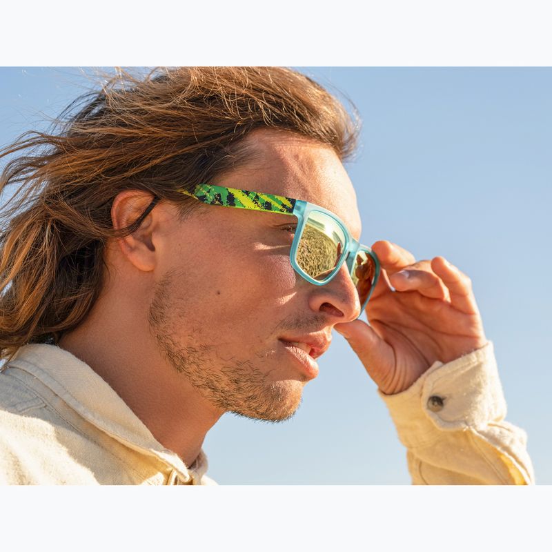 Akiniai nuo saulės Aztron Blitz green/teal/blacktortoise/polarized silver blue mirror/grey 7