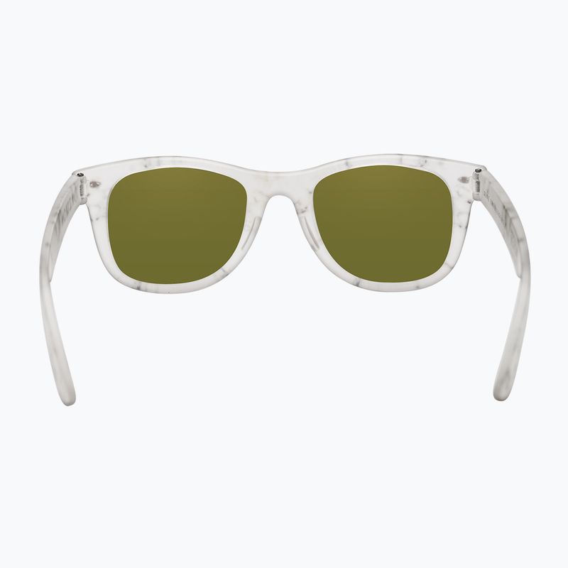 Akiniai nuo saulės Aztron Party white marble print/polarized rose pink mirror/brown 3