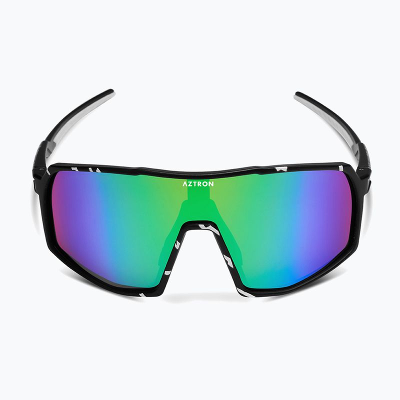 Akiniai nuo saulės Aztron Thunder metalblack/white/polarizedgreen/twilightmirr/grey 2