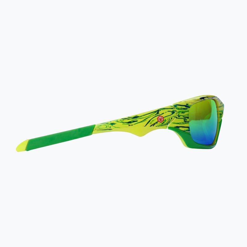Vaikiški saulės akiniai Aztron Shine spark lime/wayve/polarized green/yellow mir/grey 3
