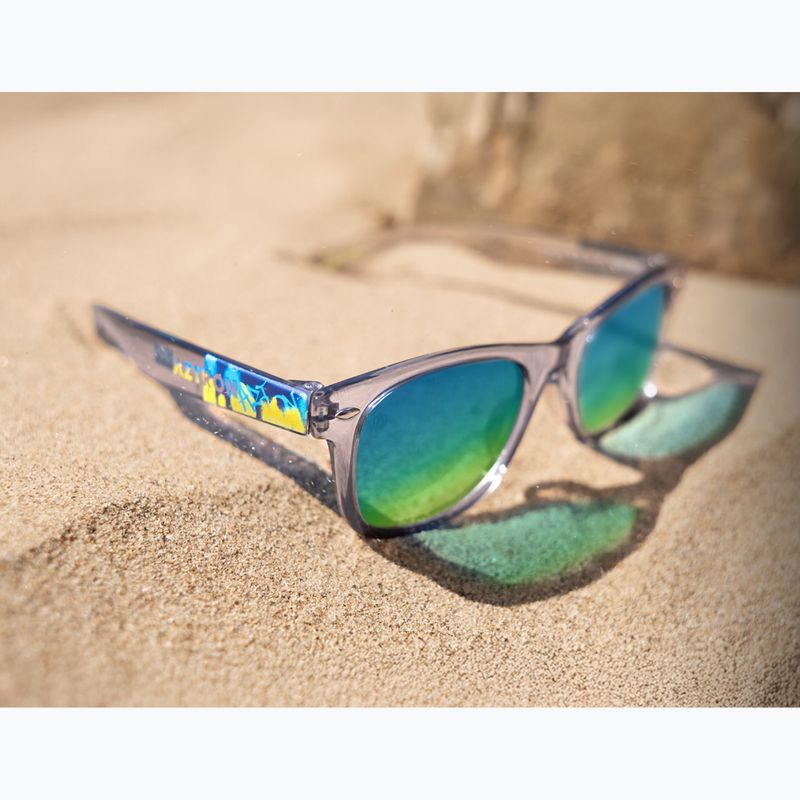 Vaikiški saulės akiniai Aztron Solar ice grey/graffiti/polarized blue/yellow mirror/grey. 9