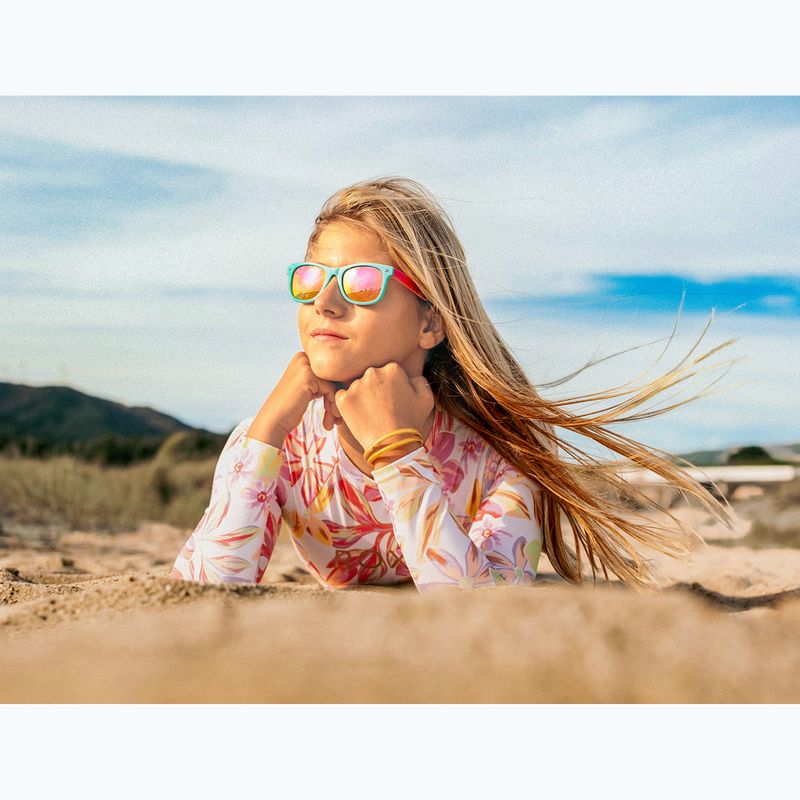 Vaikiški saulės akiniai Aztron Candy candy pink/twisty/polarized rainbow pink mir/grey. 6