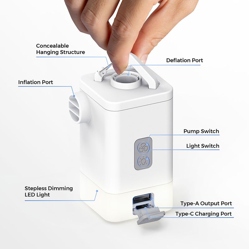Elektrinis siurblys Flextail Max Pump 2 Plus white 7