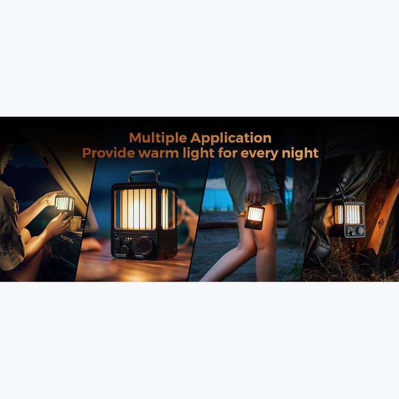 Turistinė lempa Flextail Villa green 10