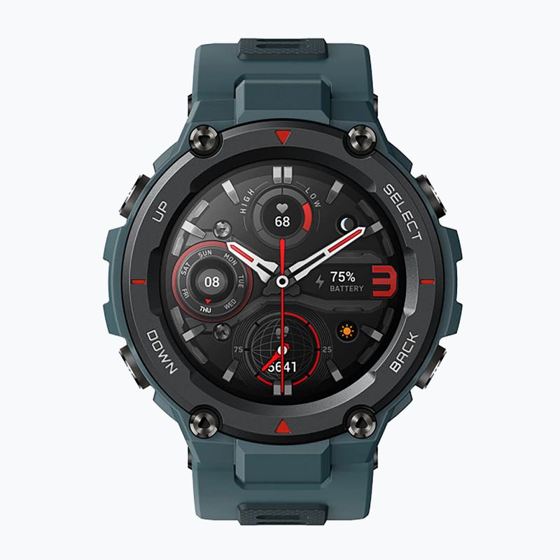 Laikrodis Amazfit T-Rex PRO plieninis mėlynas W2013OV2N