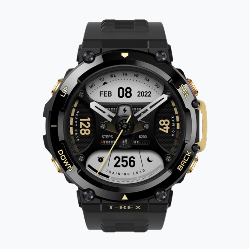 Laikrodis Amazfit T-Rex 2 astro black/gold A2170