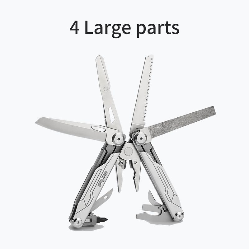 Daugiafunkcinis įrankis Nextool Flagship Captain Multi Tool silver 2