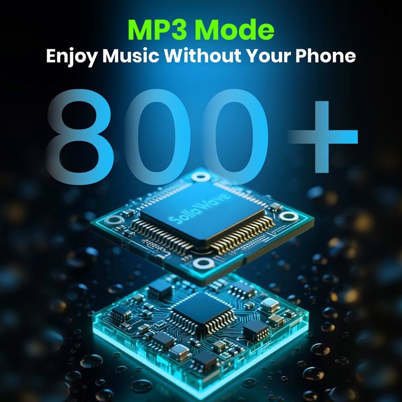 Plaukimo akiniai Holoswim Solla Wave AI Music red 4