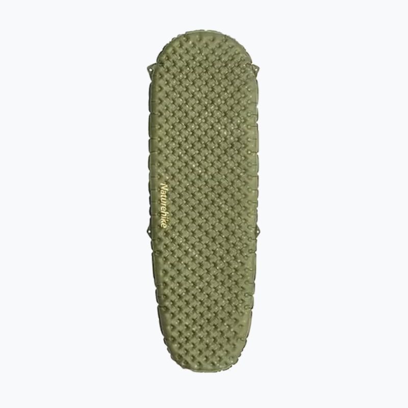 Pripučiamas kilimėlis Naturehike Ultralight Mummy Standard R 3.5 wild green