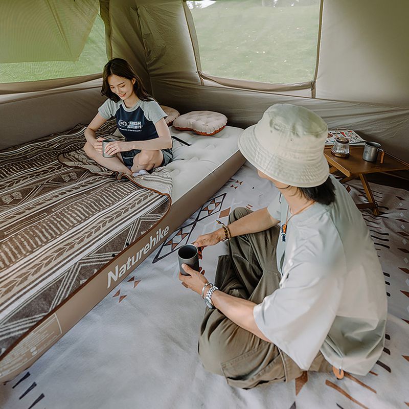 Keturvietė stovyklavimo palapinė Naturehike Village 6.0 brown 10
